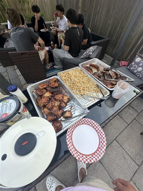 BBQ spread